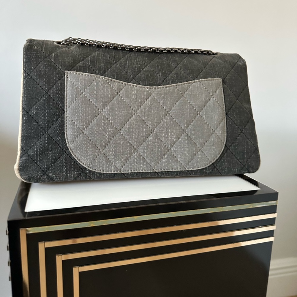 Chanel Denim Grey Reissue Medium Large Flap Bag - Picture 3 of 16